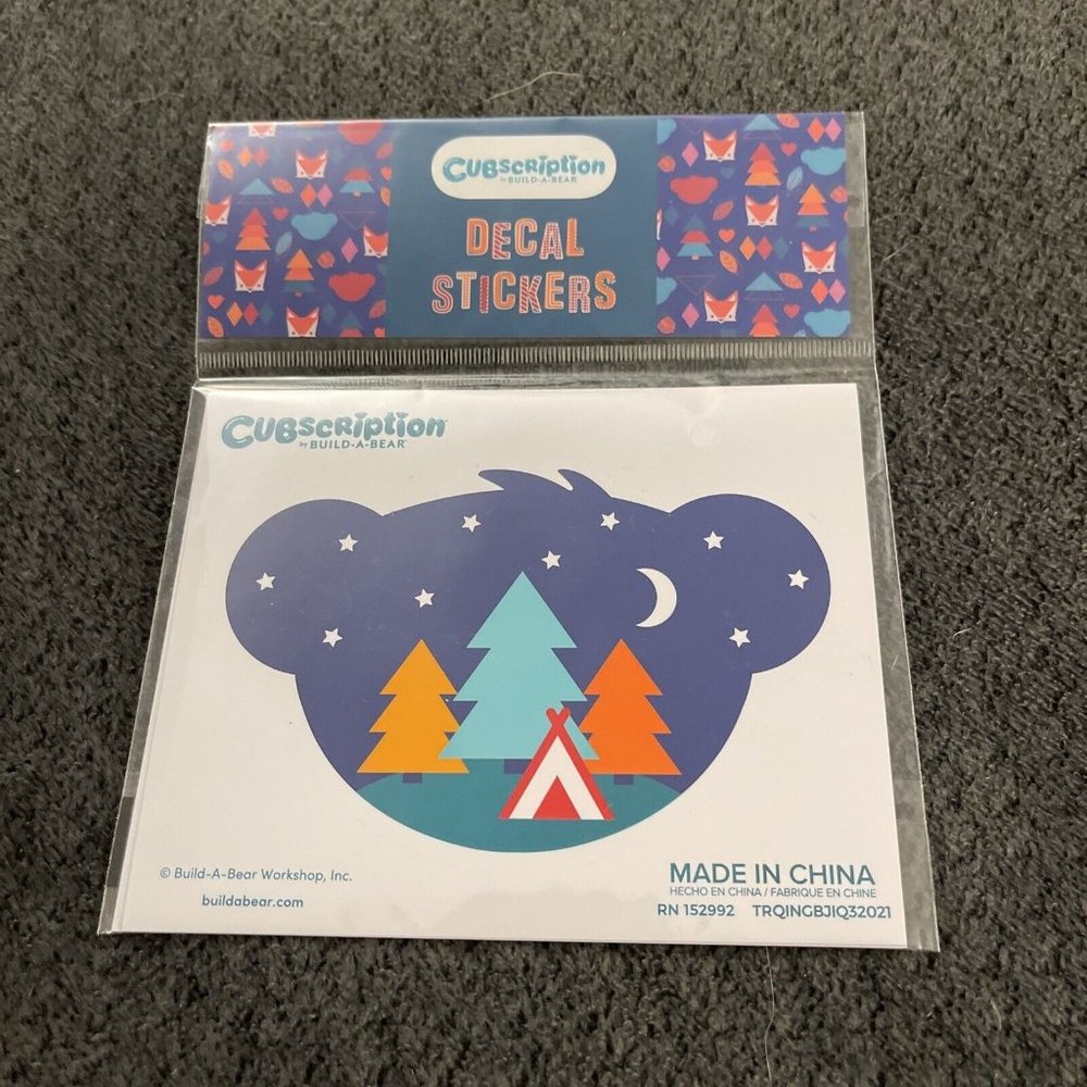 New Decal Stickers Build A Bear Cubscription OC13